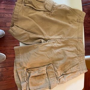 LLBean Mens 36W cargo shorts